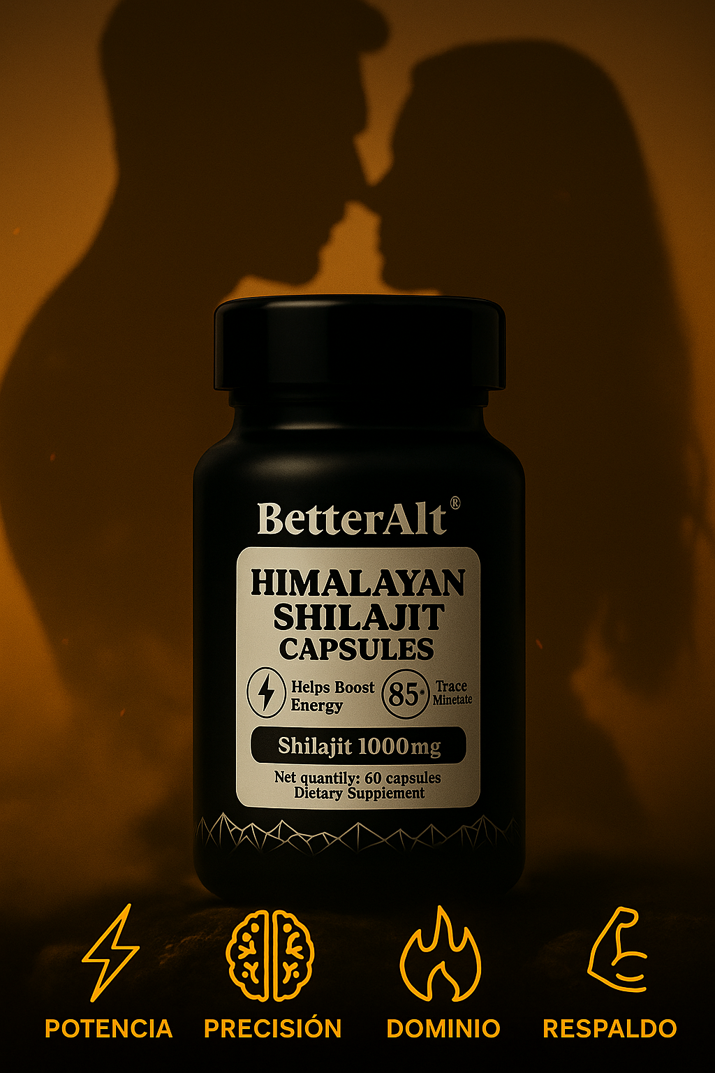 SHILAJIT TESTOSTERONA™ - 60 Cápsulas (CHAO al VIAGRA)