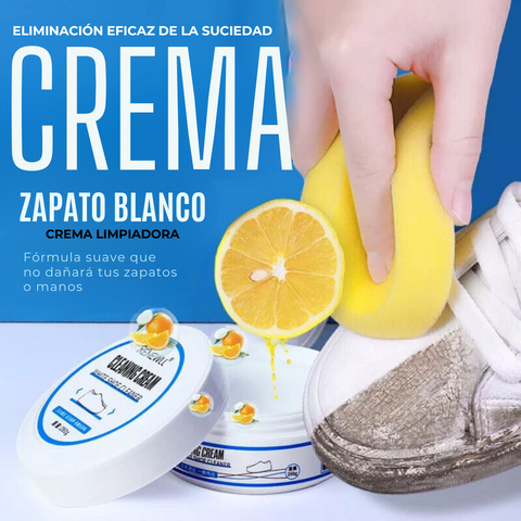 Crema Limpiadora de Zapatillas Blancas+envío gratis