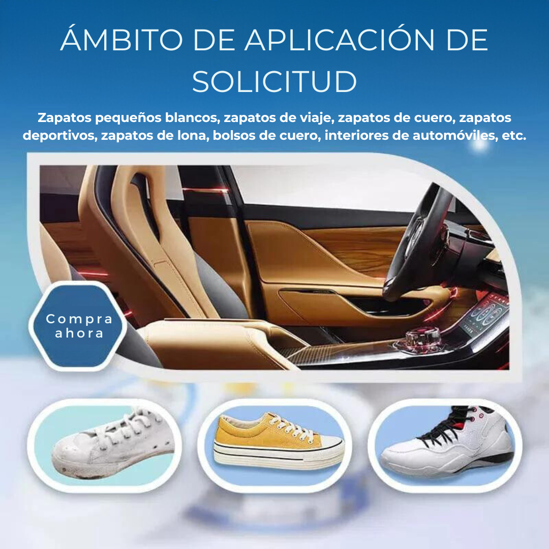 Crema Limpiadora de Zapatillas Blancas+envío gratis