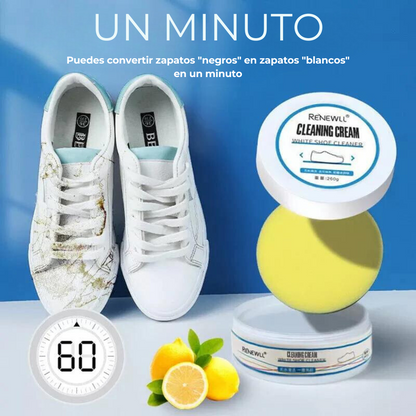 Crema Limpiadora de Zapatillas Blancas+envío gratis