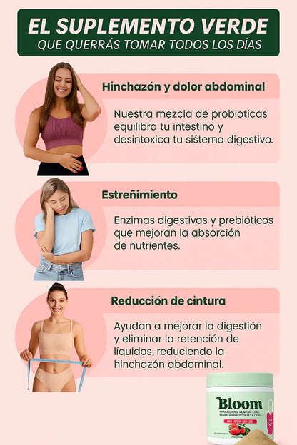 BLOOM JUGO VERDE ™ 100 grs+ envío gratis