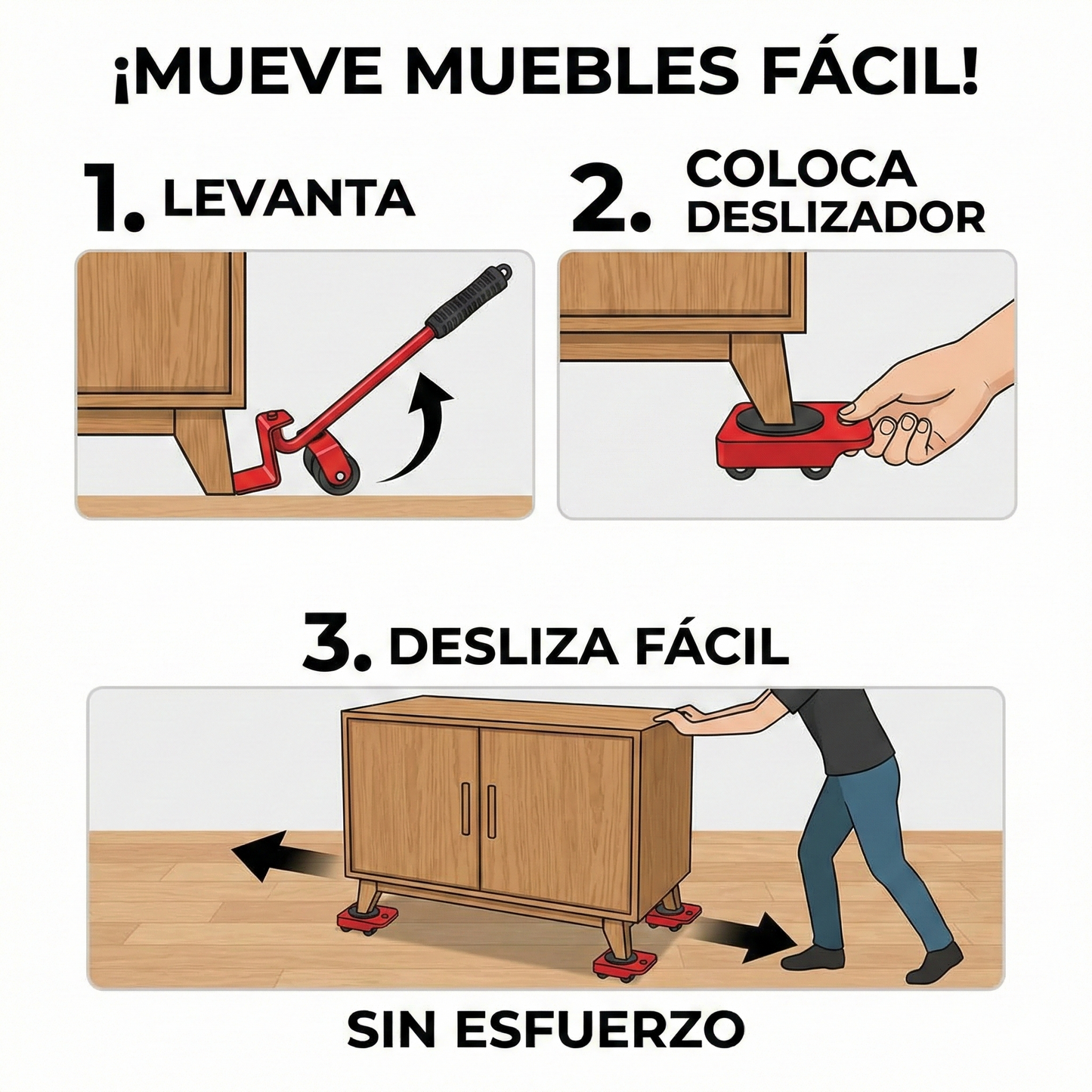 Kit 4 Ruedas Remolques De Elevacion