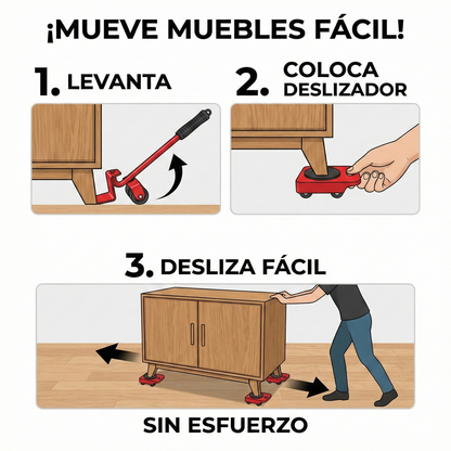 Kit 4 Ruedas Remolques De Elevacion