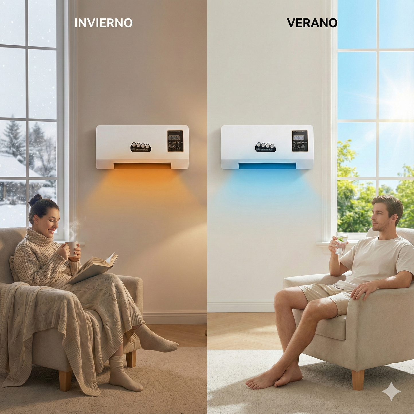 Aire Acondicionado 2 en 1 Frío y Calor