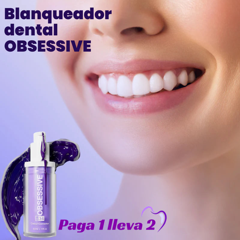 PASTA DENTAL BLANQUEADORA OBSESSIVE- Sonrisa más blanca desde el primer uso