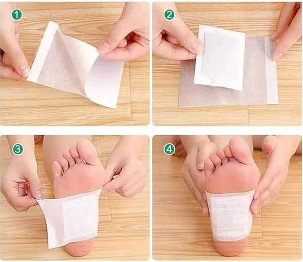 Parches Kinokis para pie, ¡Desintoxica tu cuerpo mientras duermes! 🌙