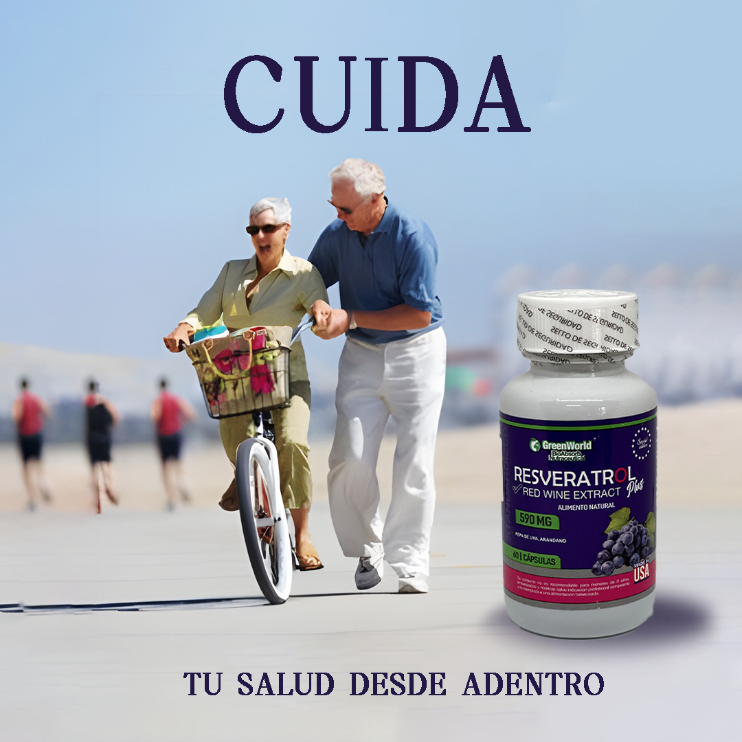 RESVERATROL® -Recupera tu Juventud y Salud 100% NATURAL