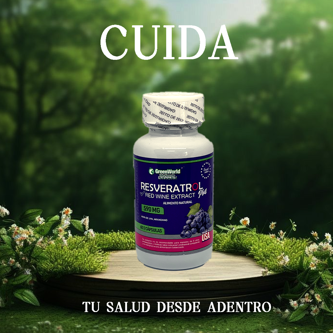 RESVERATROL® -Recupera tu Juventud y Salud 100% NATURAL