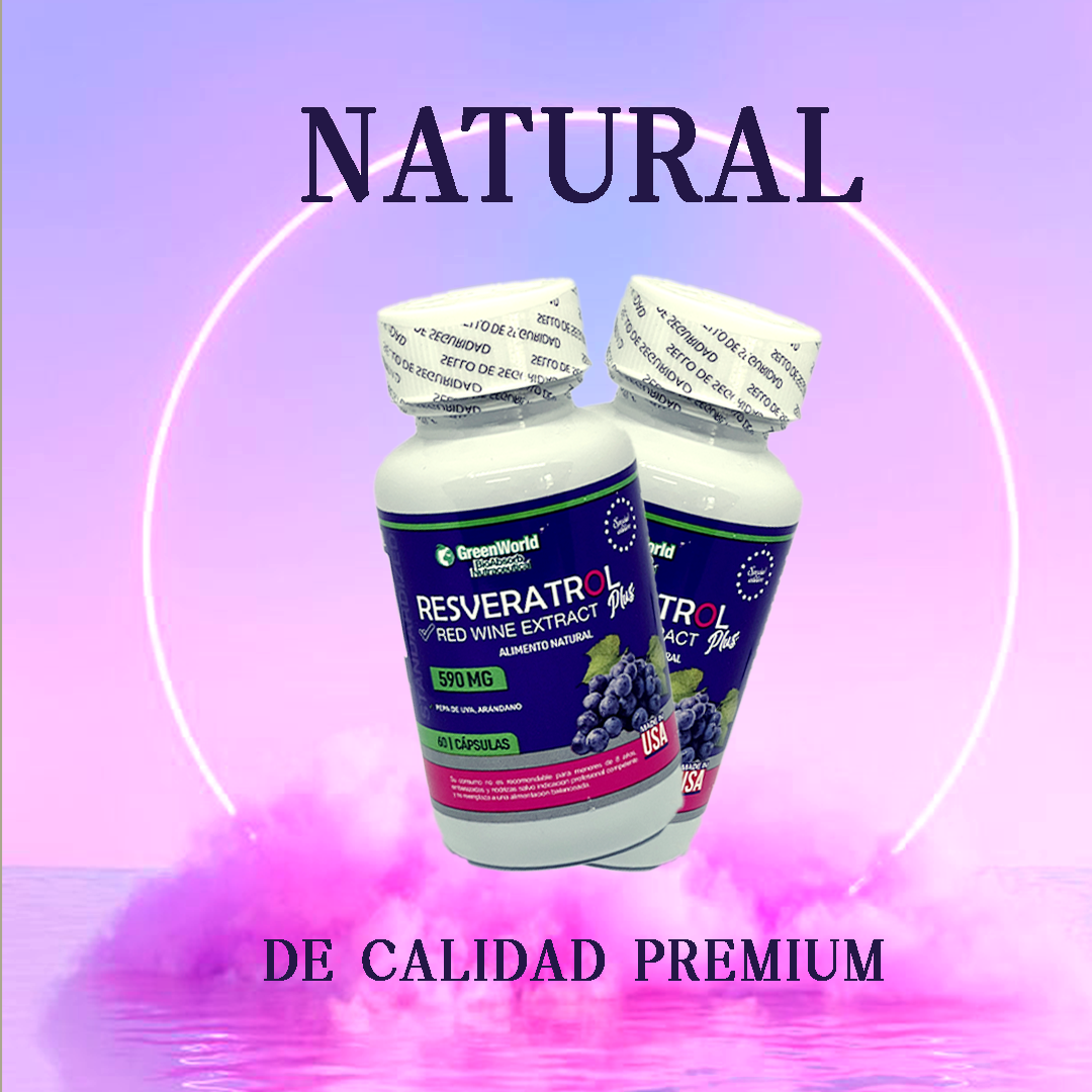 RESVERATROL® -Recupera tu Juventud y Salud 100% NATURAL